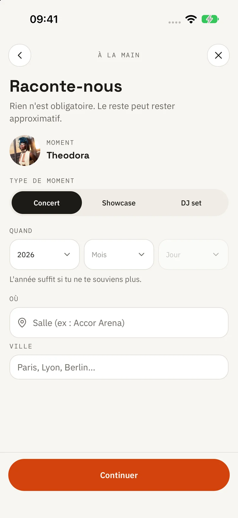 Sona : Ajoute un moment